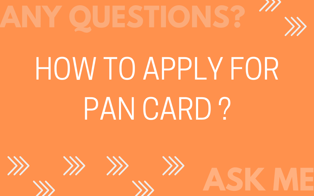 how to apply for pan card